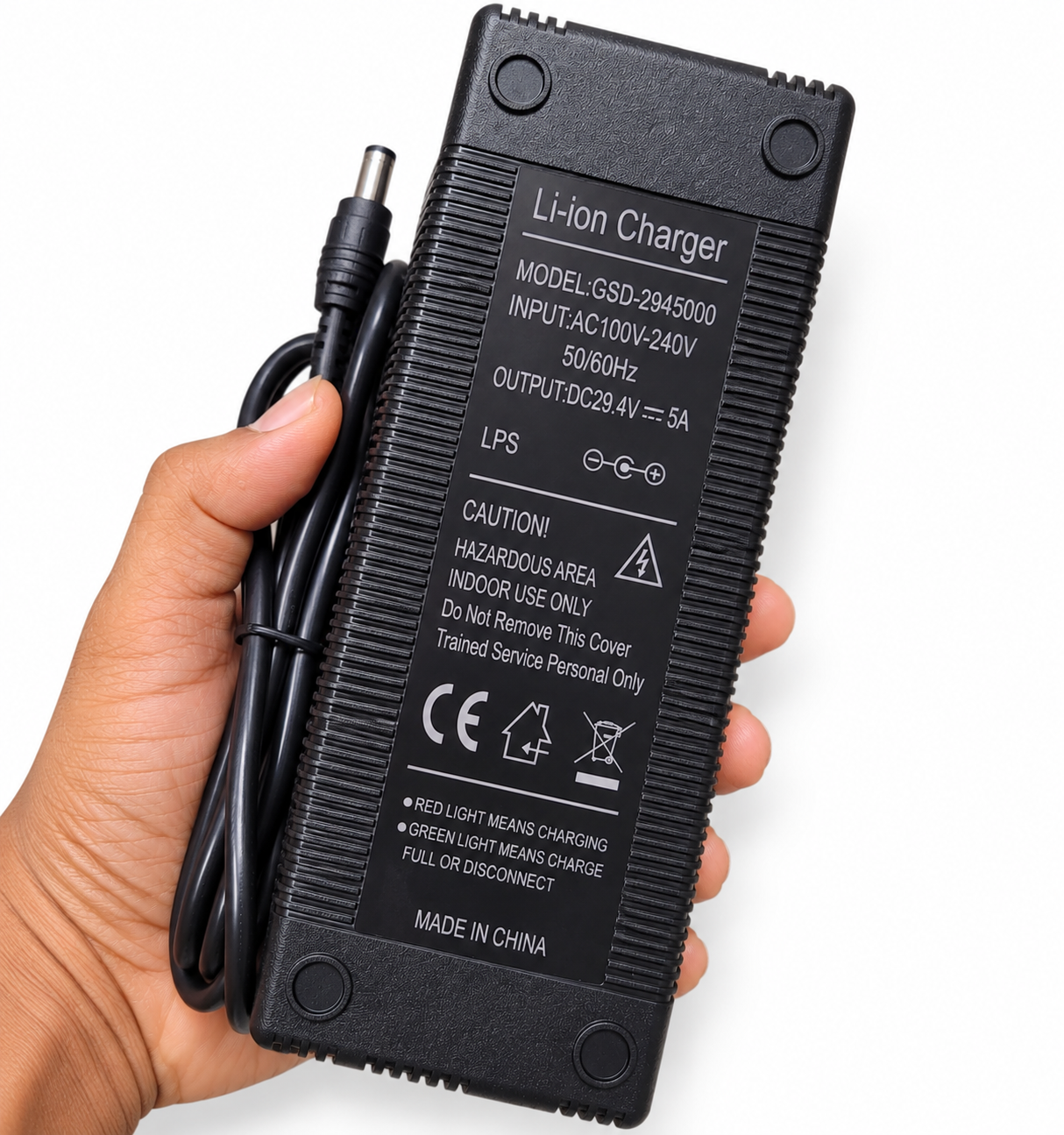 29.2V/29.4V 5A LiFePO4 & Li-ion Battery Charger