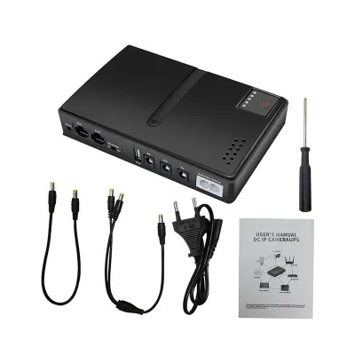 Mini Portable UPS 5V 9V 12V for WiFi Router CCTV Camera With 10,400mAh Battery_img_1