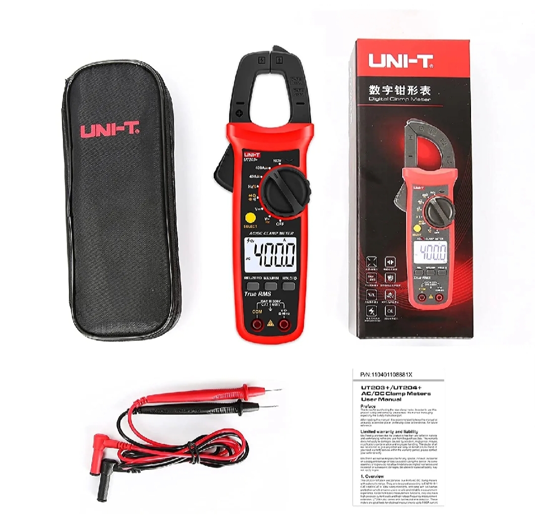 UNI-T UT203+ True RMS Digital AC/DC Clamp Meter_img_2