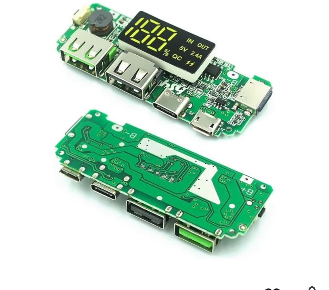 18650 Power Bank Module Digital Display 5V 2A Fast Charging Board
