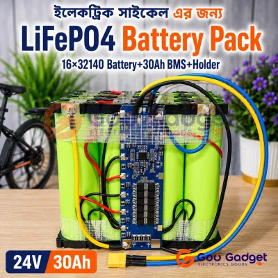 24V 30Ah LiFePO4 Deep Cycle Battery Pack For E-Bike Motor_img_2