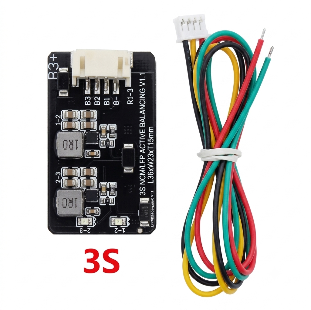 Heltec 3S 1.2A Active Balancer Equilizerfor 12V LFP NCM Li-ion LiFePO4 Battery