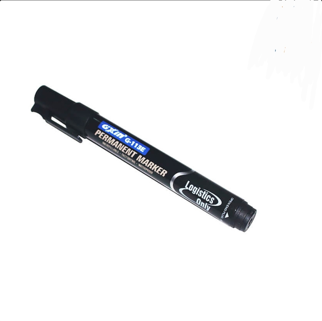 GXin G-113E Refillable Permanent Marker Pen Black Ink