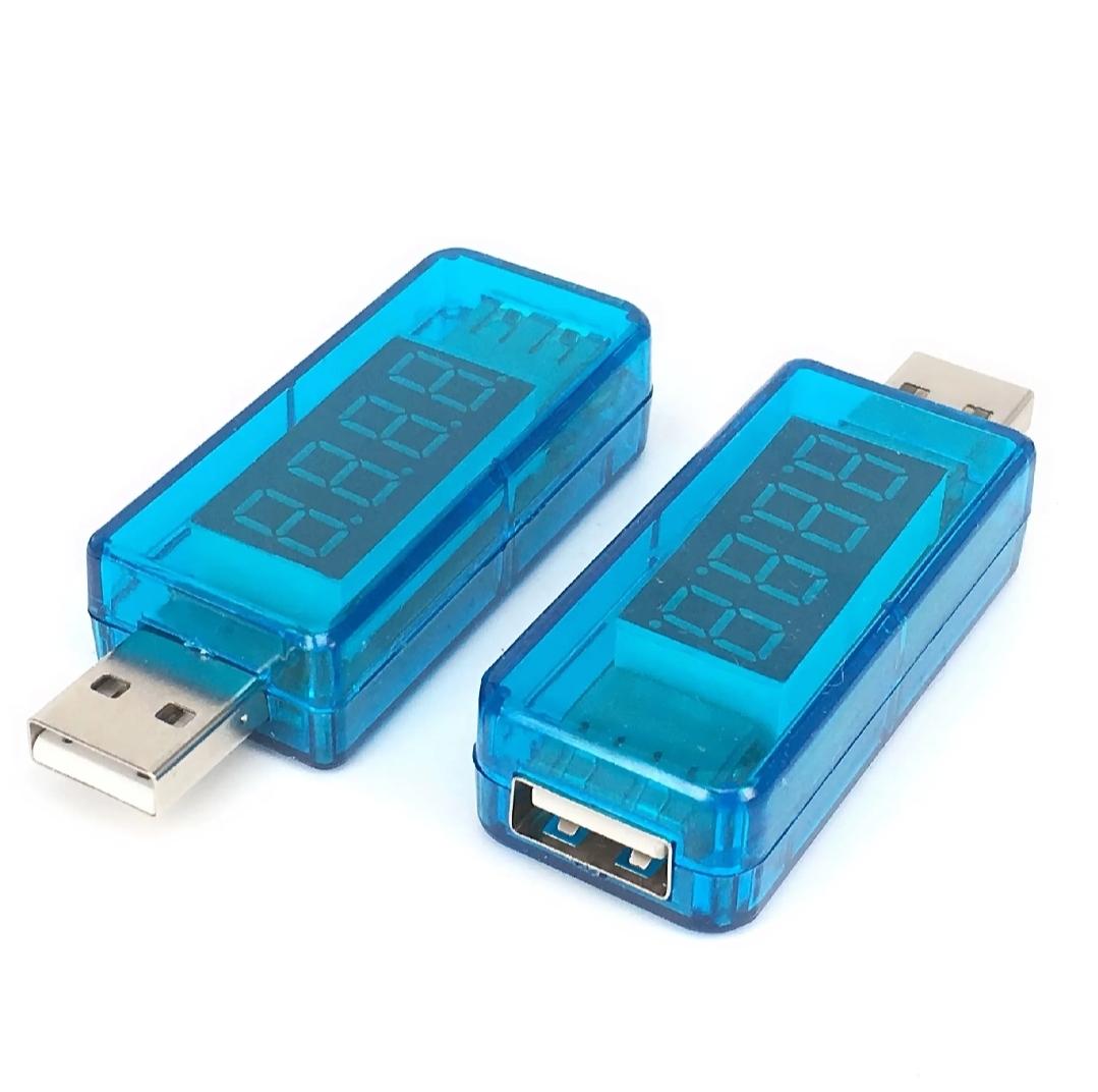 Digital USB Power Tester | Mini USB Charger Doctor | Transparent Voltmeter & Ammeter | Mobile Power Current Voltage Detector