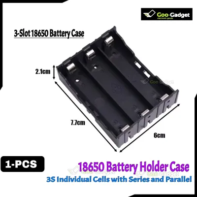 3x holder 18650 Battery Holder for Individual Cells | Series and Parallel Open Line | PCB Mountable_img_0