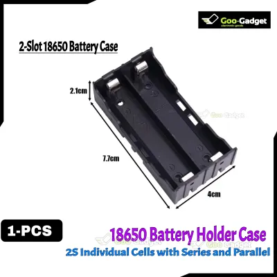 2x holder 18650 Battery Holder for Individual Cells | Series and Parallel Open Line | PCB Mountable_img_0