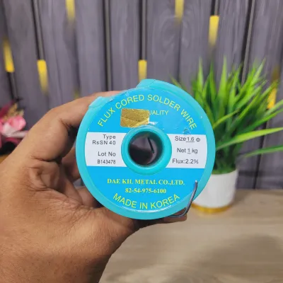 1 Goj 1.6mm RsSn40 Flux Cored Solder Wire 1.6mm (Approx. 16g) – Made in Korea_img_0