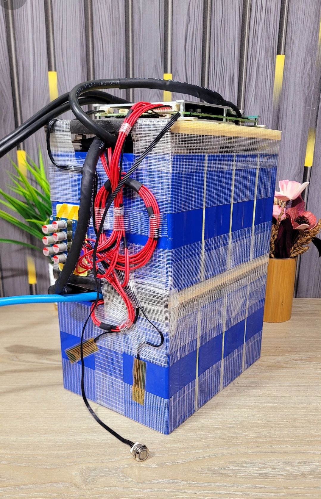 12v 228Ah LiFePO4 Battery Pack with jk 200a bms and 6a Balancer