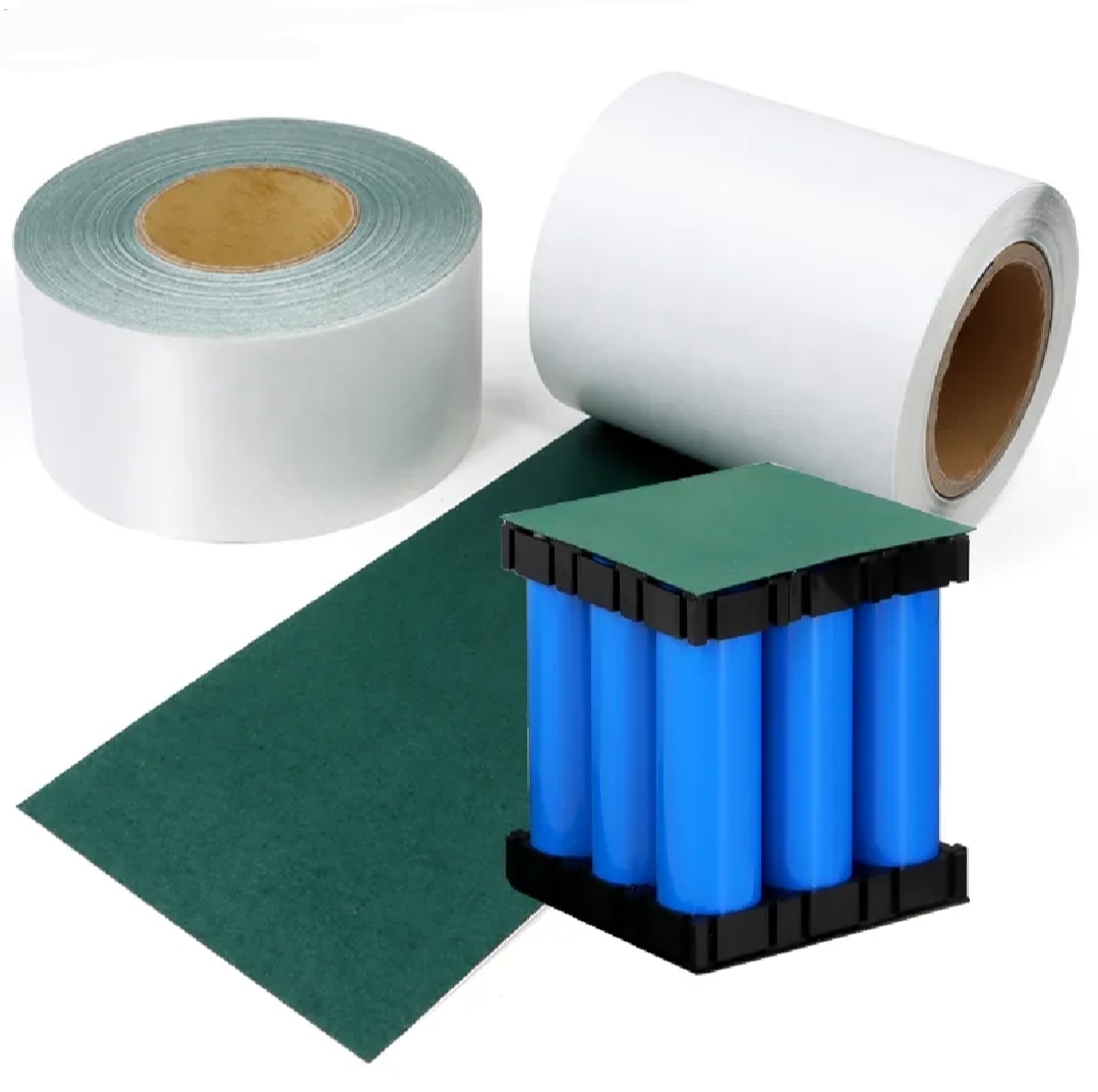 1 Feet 65mm Green Insulation Barley Paper with One-Sided Adhesive | For 18650 Battery Pack