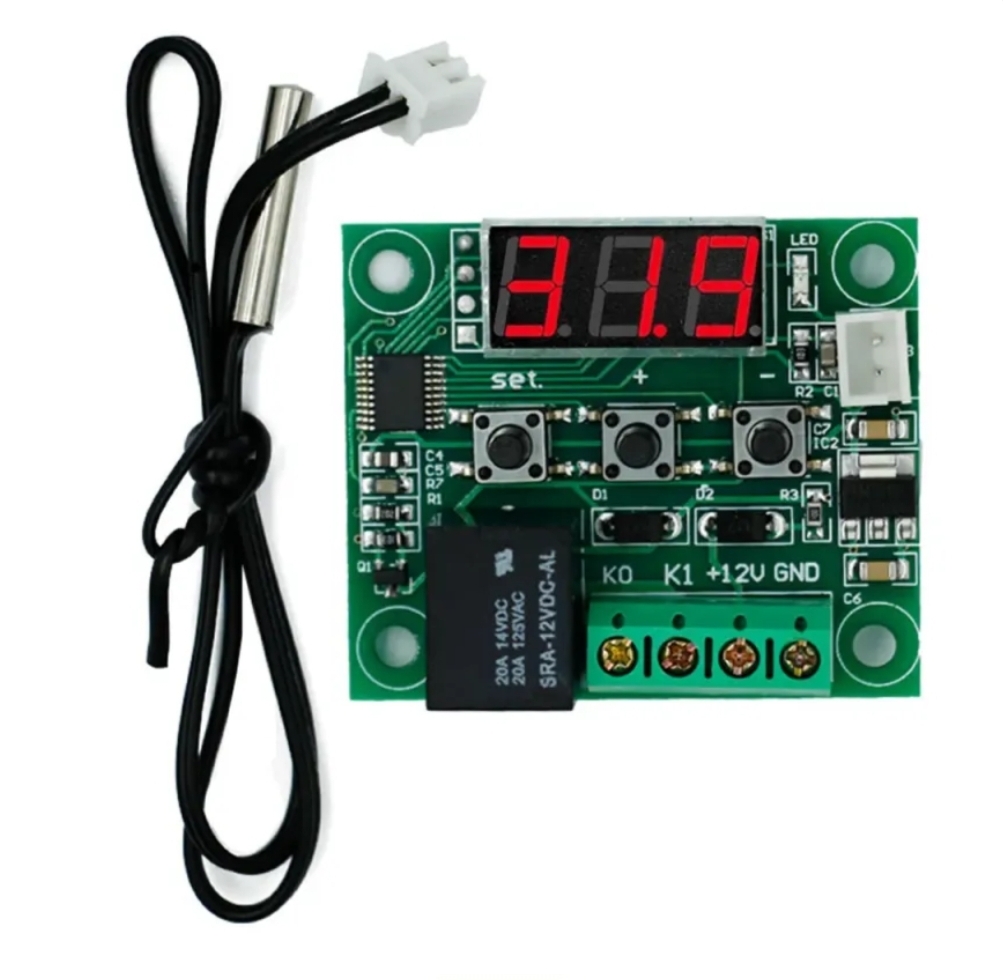 W1209 Digital Thermostat Temperature Control Switch Module with NTC Sensor (12V DC)