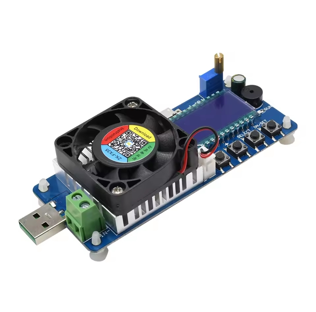 FX35 35W 5A Electronic Load Current Voltage Power Tester Module