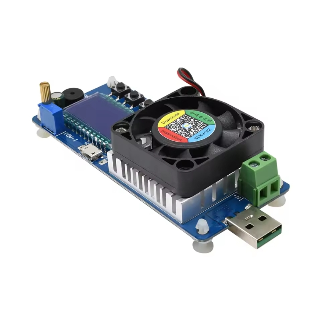 FX35 35W 5A Electronic Load Current Voltage Power Tester Module_img_1