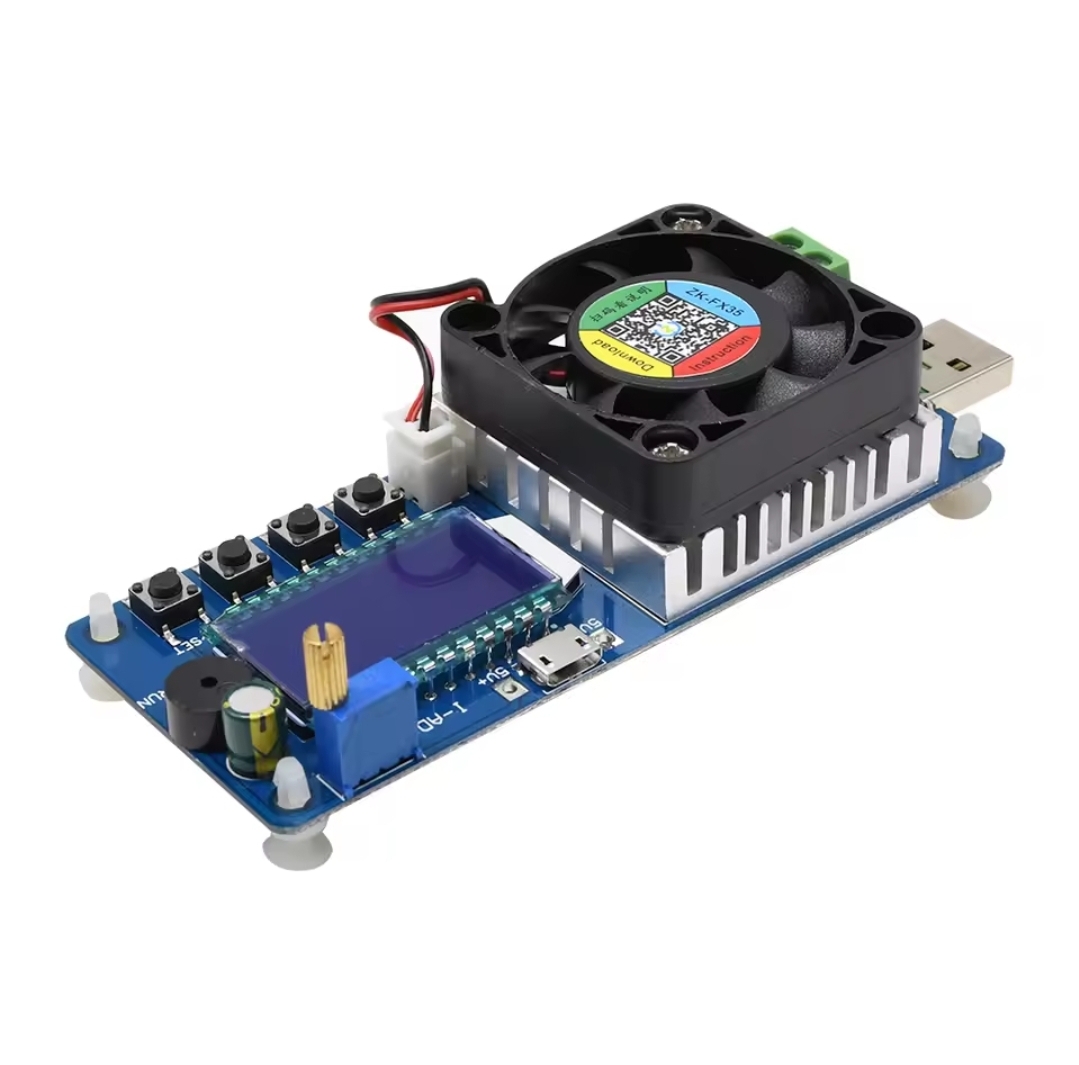 FX35 35W 5A Electronic Load Current Voltage Power Tester Module_img_2
