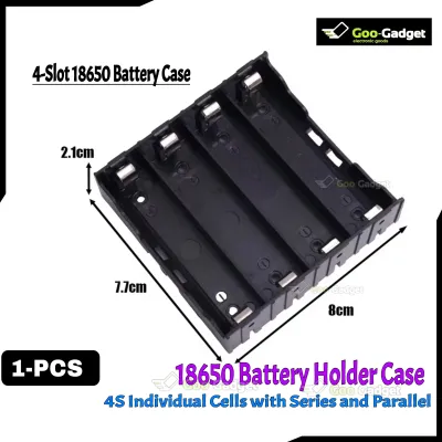 4x holder 18650 Battery Holder for Individual Cells | Series and Parallel Open Line | PCB Mountable_img_0