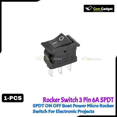 Rocker Switch 3 Pin 6A 250V 2 Positions SPDT ON OFF Boat Power Micro Rocker Switch_img_0
