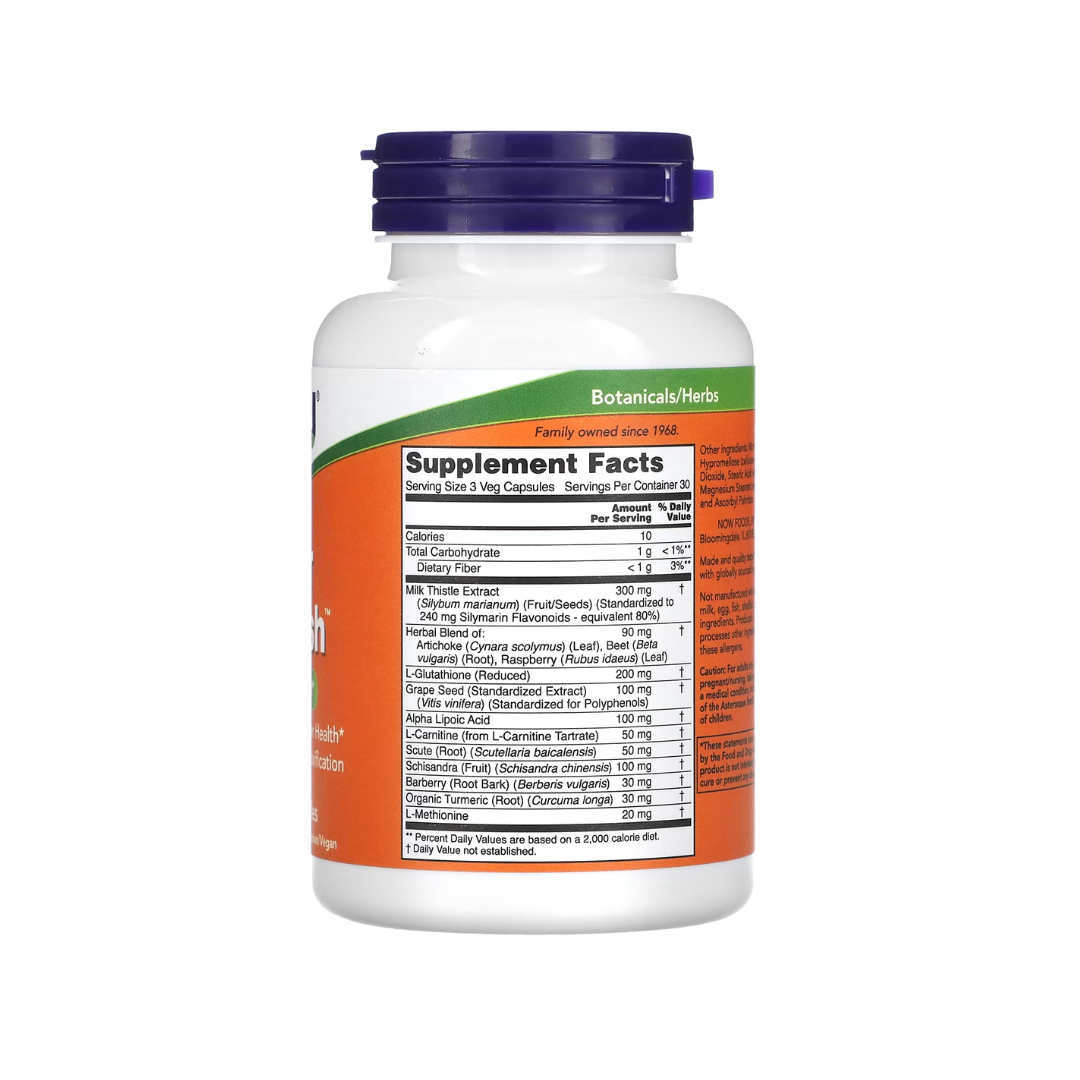 NOW Liver Refresh™ 90 Capsules - Made in USA_img_1
