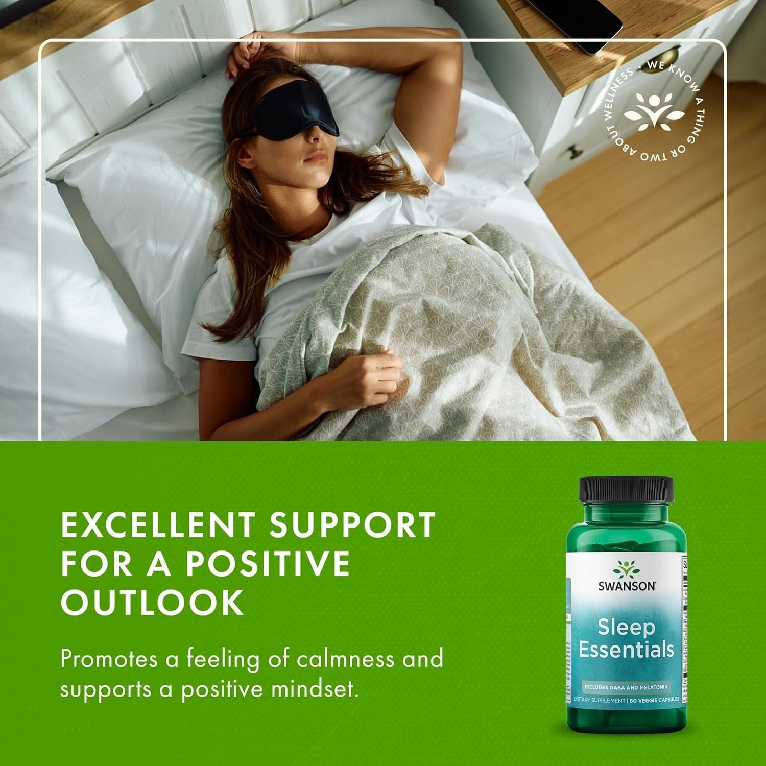 Swanson Sleep Essentials Includes GABA and Melatonin - 60 Capsules - Made in USA_img_4