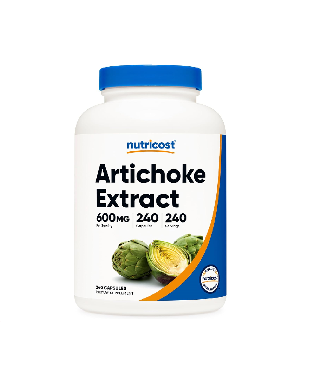 Nutricost Artichoke Extract 600mg, 240 Vegetarian Capsules - Made in USA