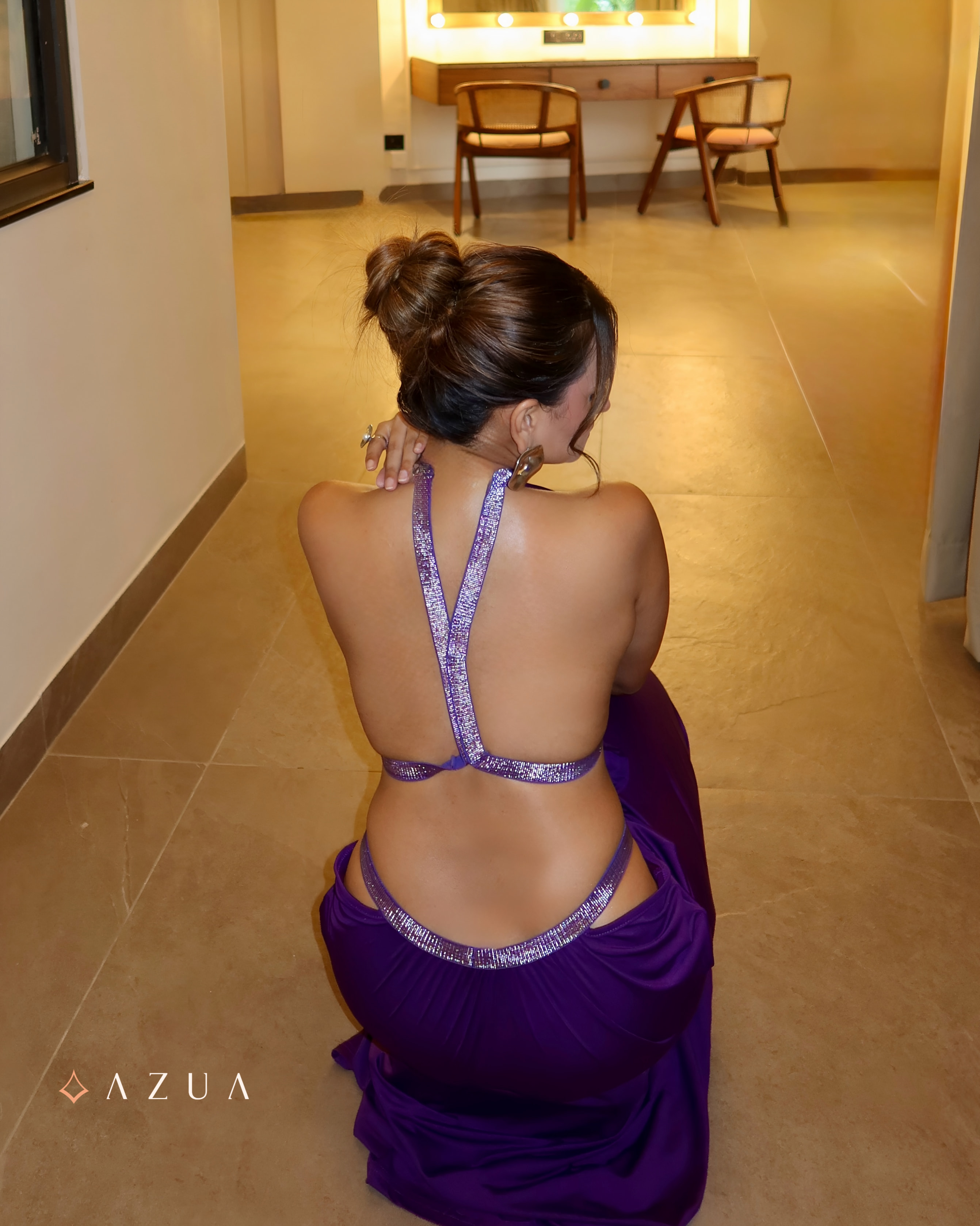Cut Out Maxi Dress - Violet_img_5