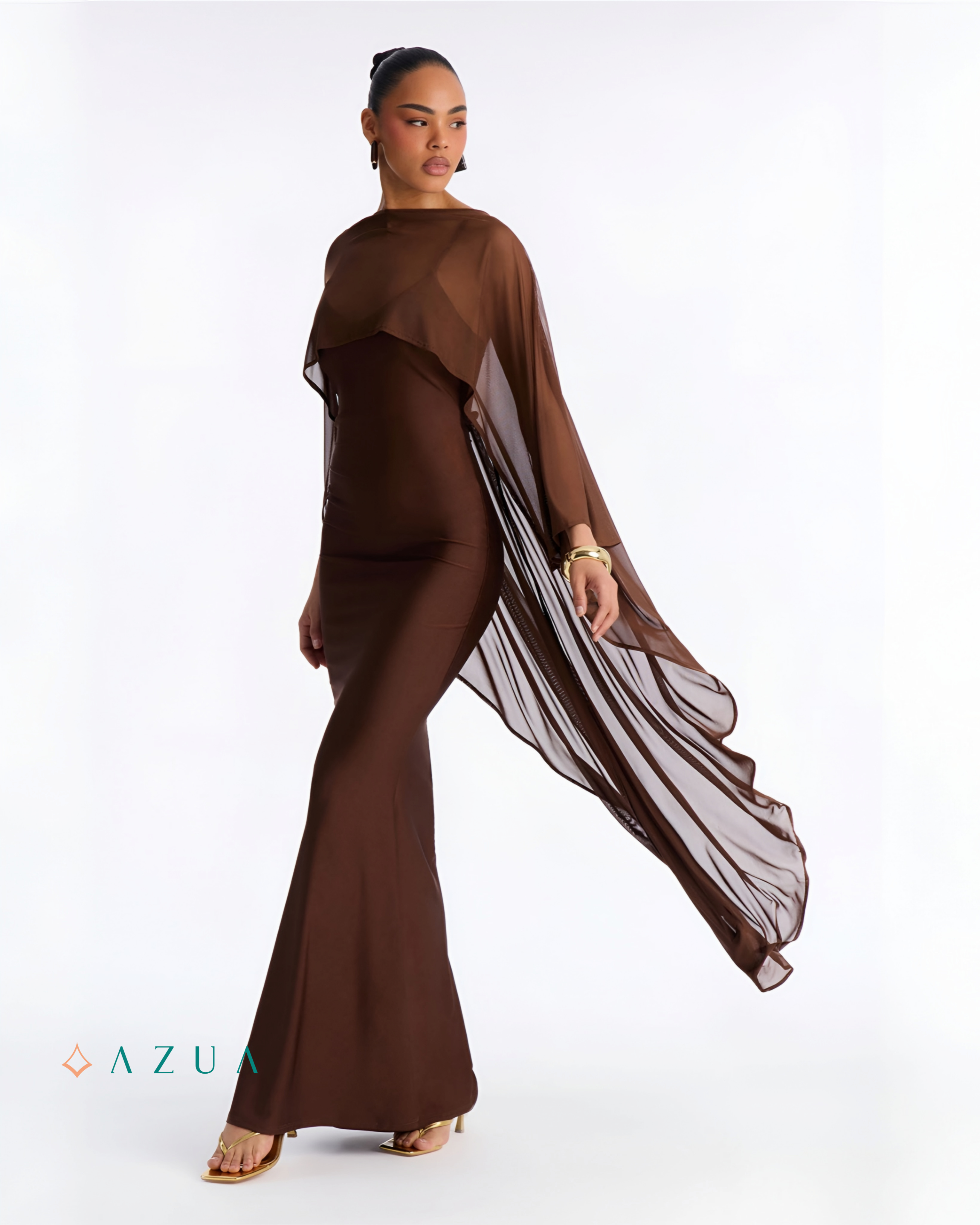 Luxe Chocolate Gown