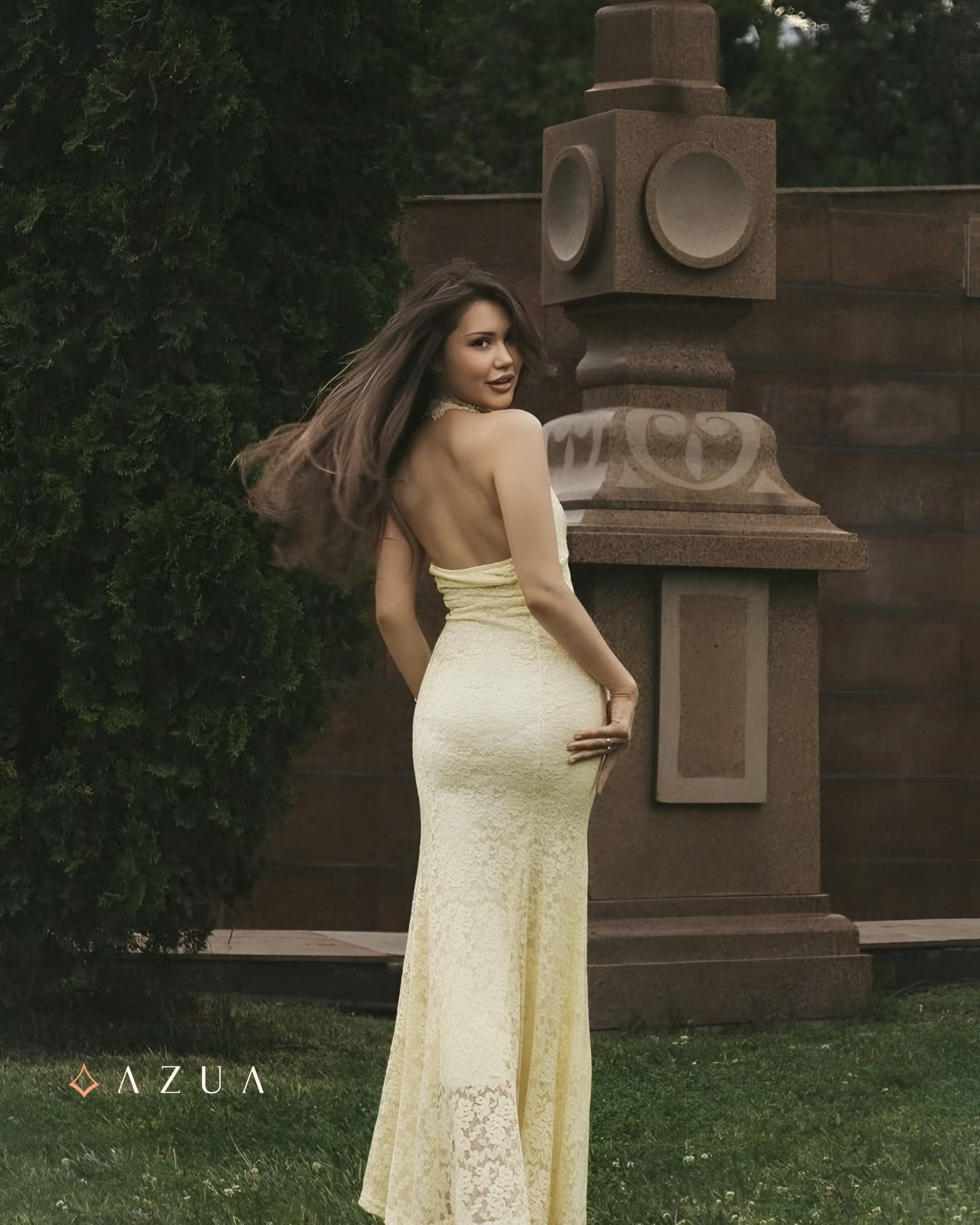 Lace Halter Cutout Maxi Dress_img_1