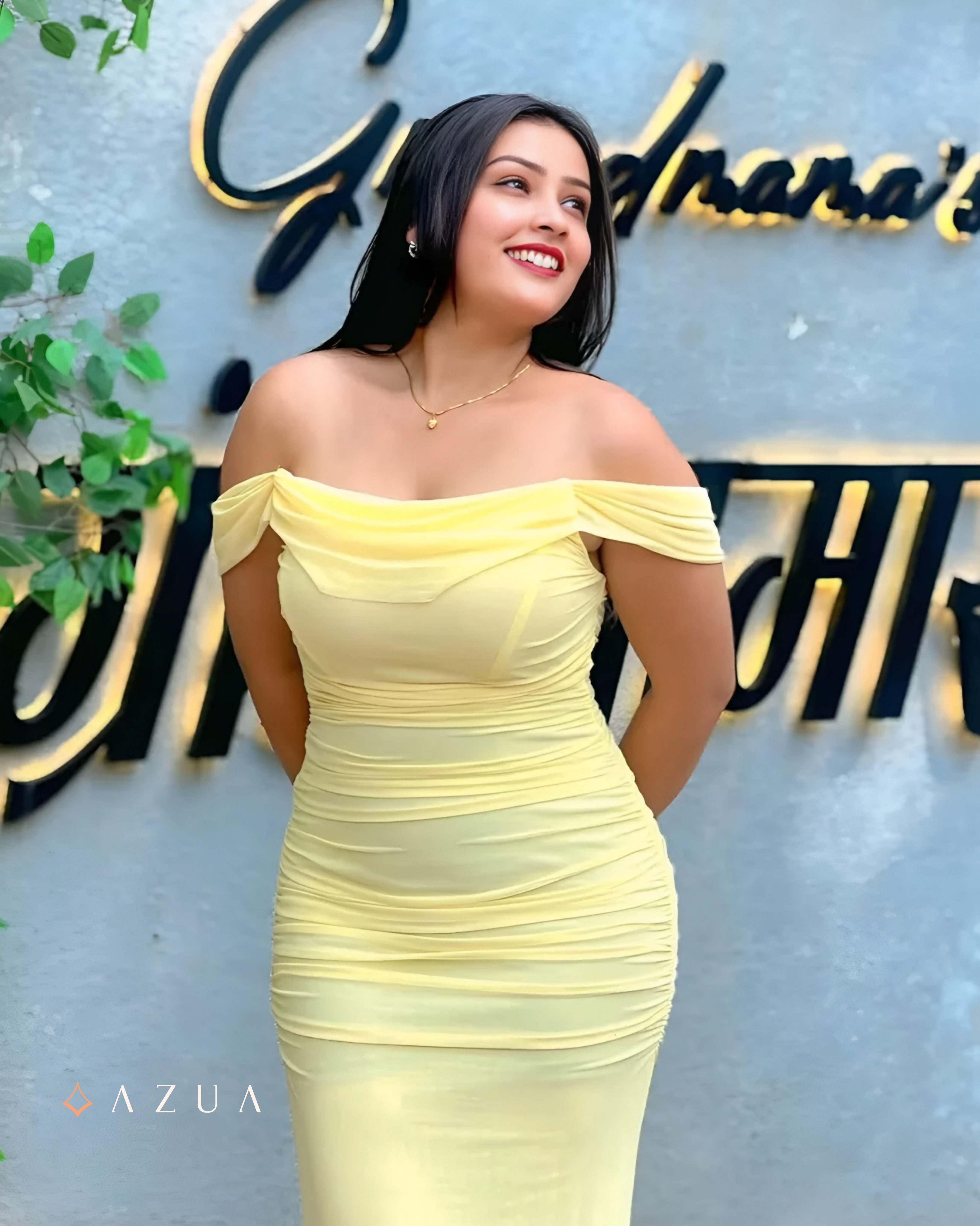 Kathryn Maxi Dress Yellow