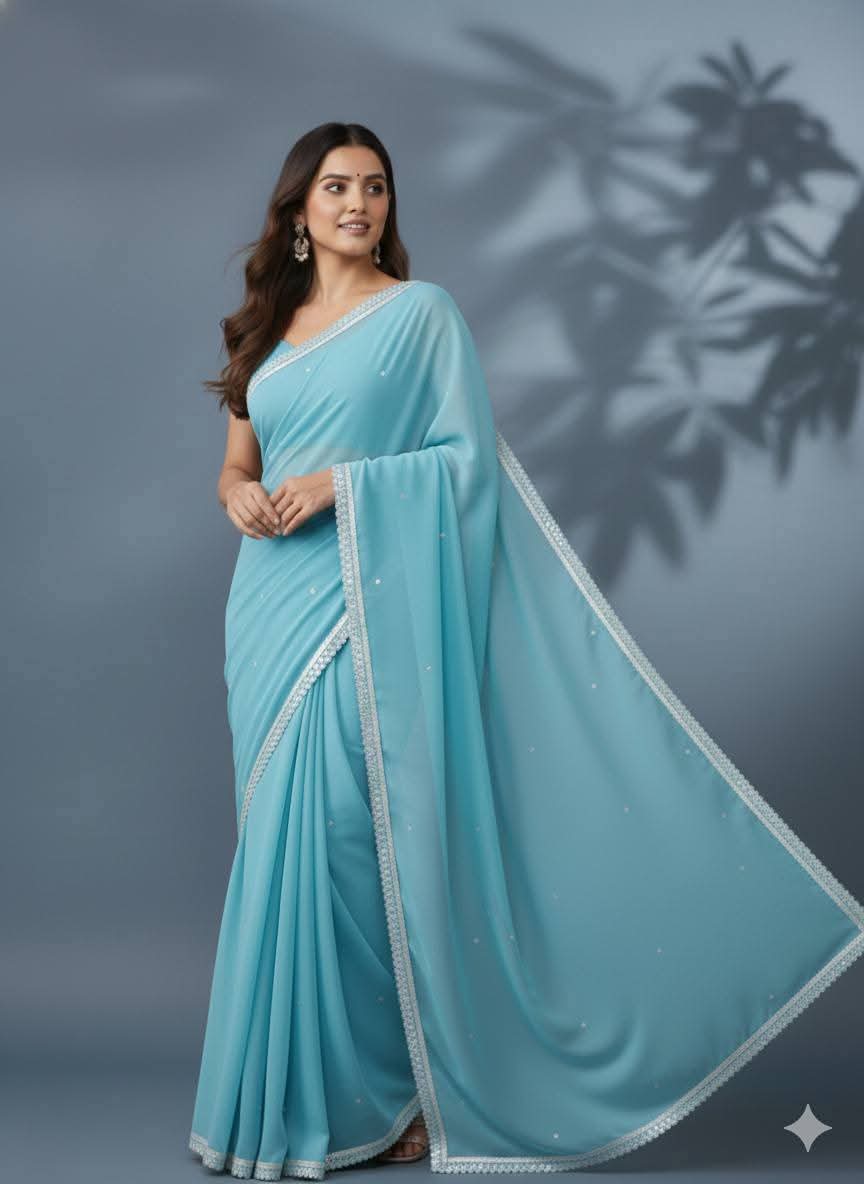 Georgette Sharee with Blouse_img_8