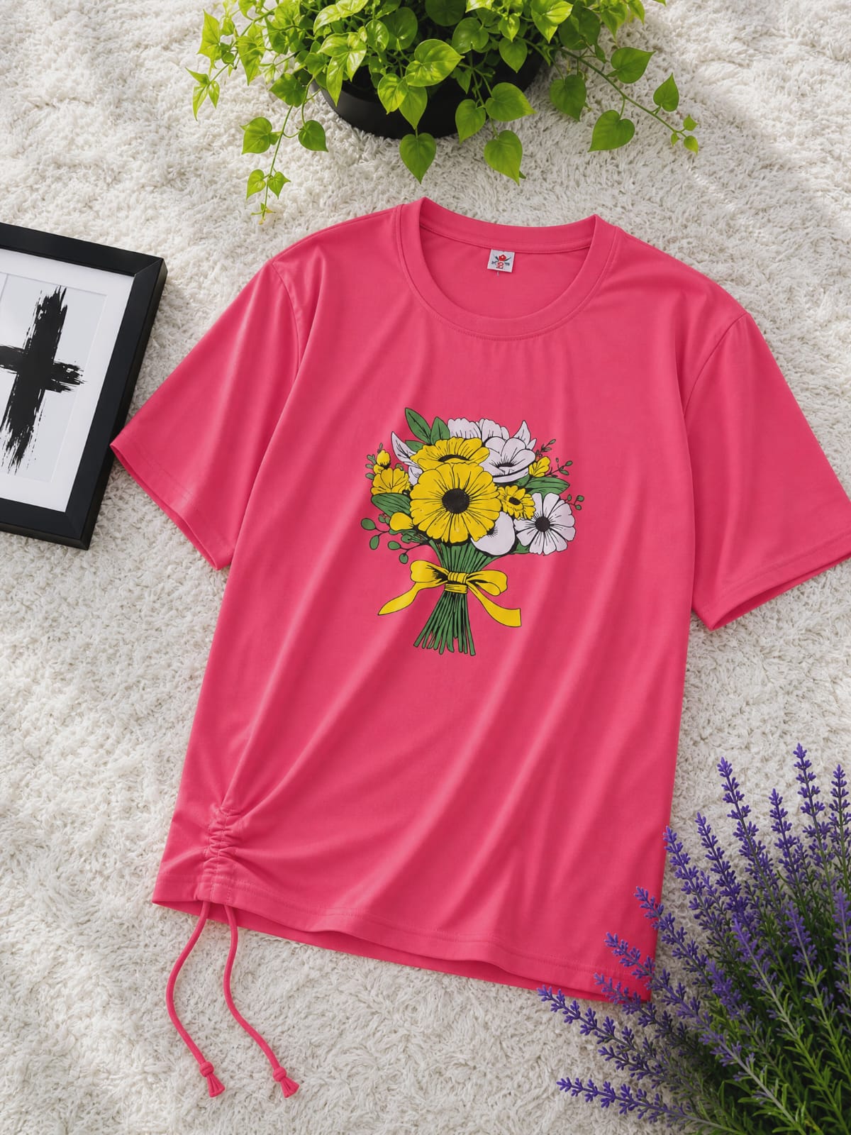 Stylish Ladies Drop Shoulder Tshirt_img_12