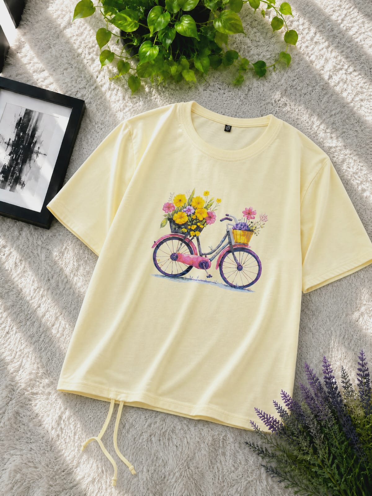 Stylish Ladies Drop Shoulder Tshirt_img_8