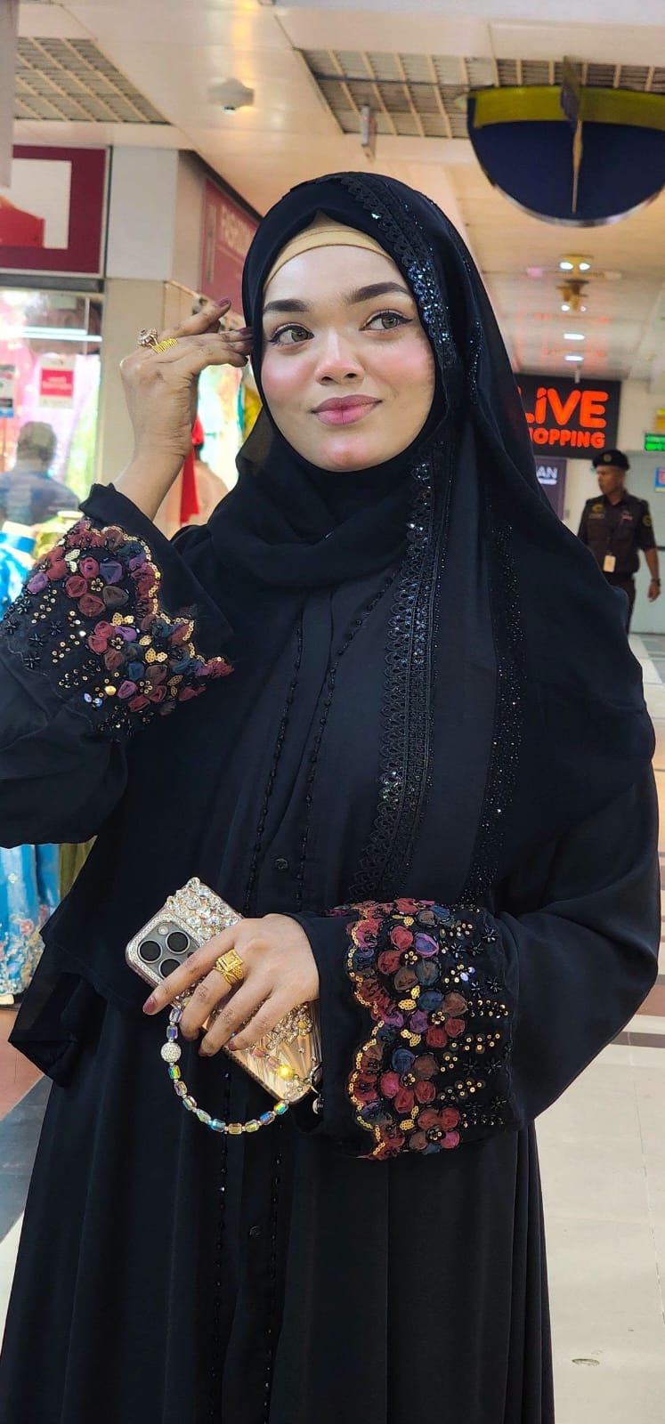 best quality Dubai cherry borka with hijab_img_2