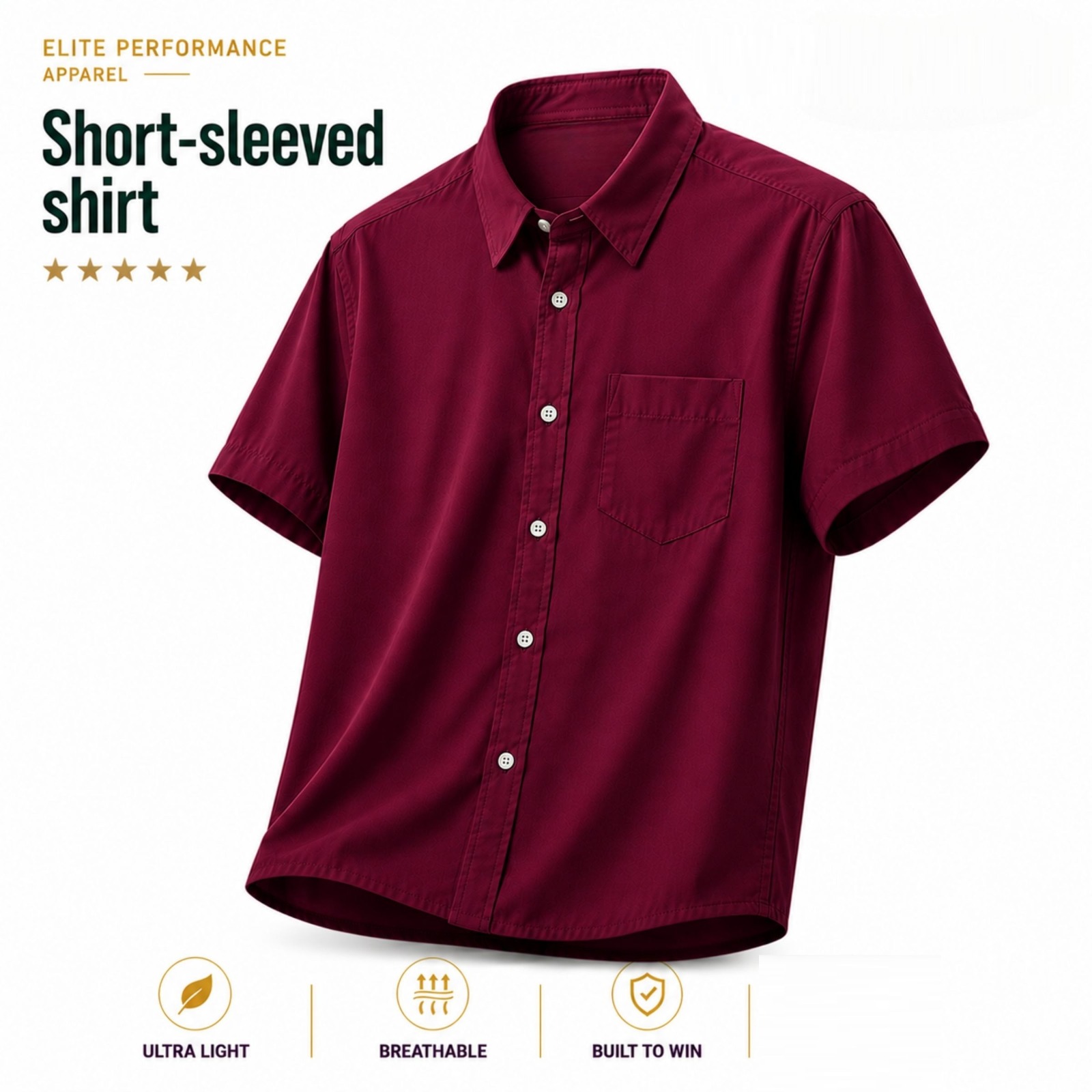 Premium Oxford Cotton Half Sleeve Shirt_img_4