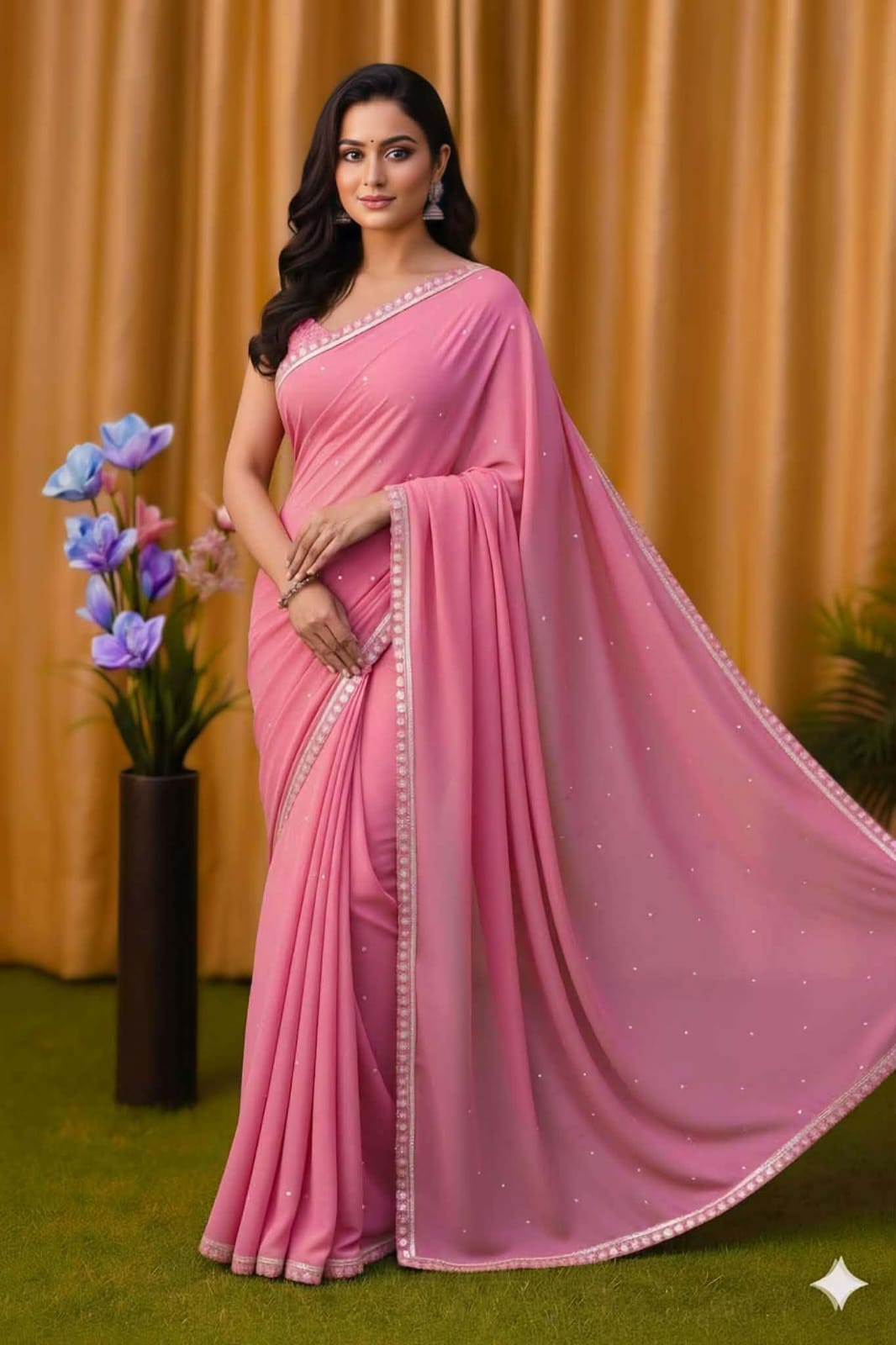 Georgette Sharee with Blouse