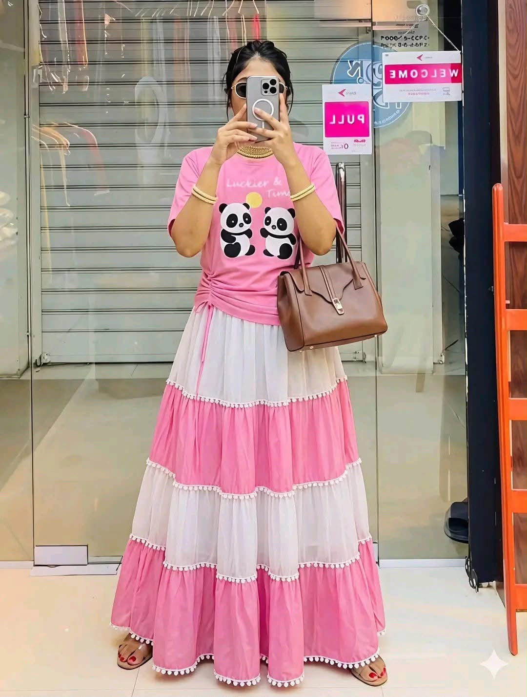 Skirt and Tshirt Set_img_3