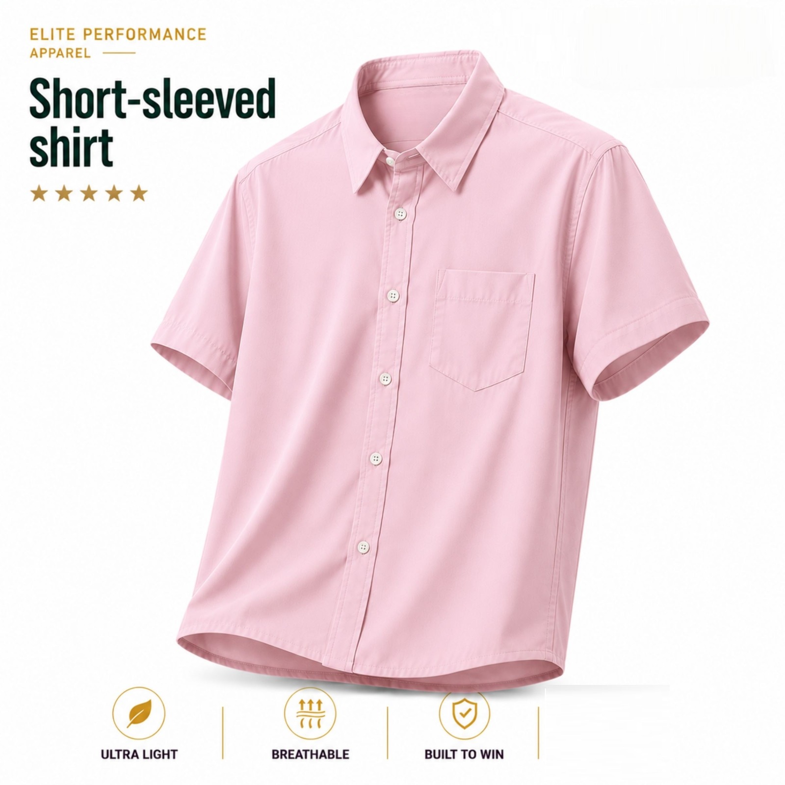 Premium Oxford Cotton Half Sleeve Shirt_img_7