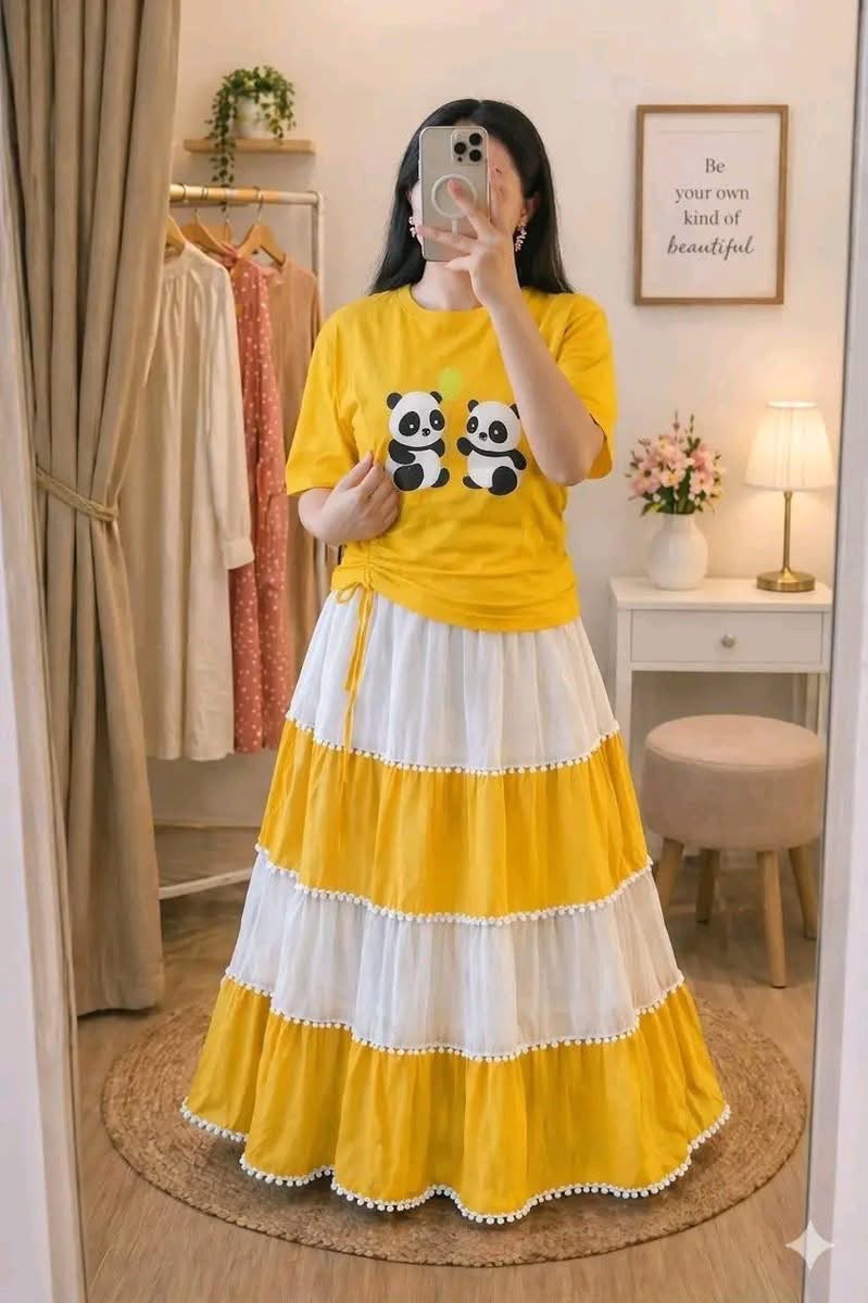 Skirt and Tshirt Set_img_4