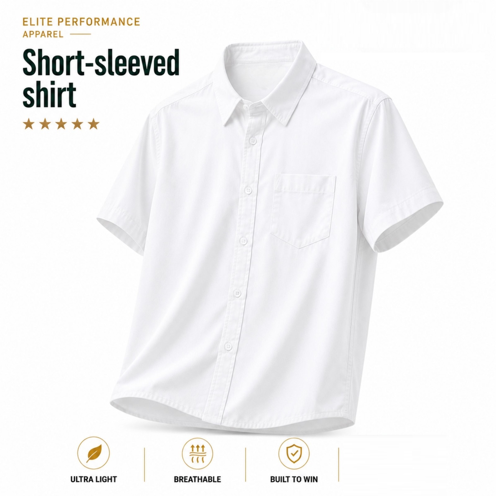 Premium Oxford Cotton Half Sleeve Shirt_img_2