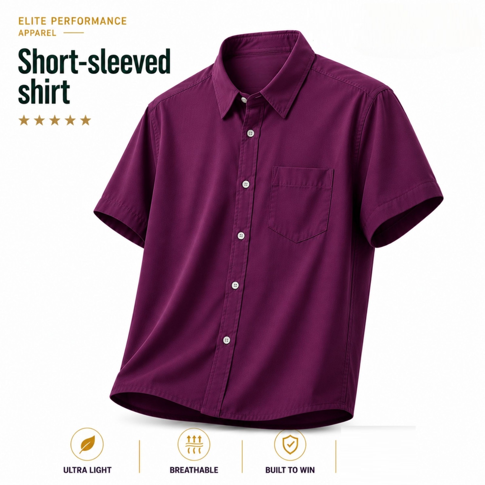 Premium Oxford Cotton Half Sleeve Shirt_img_1