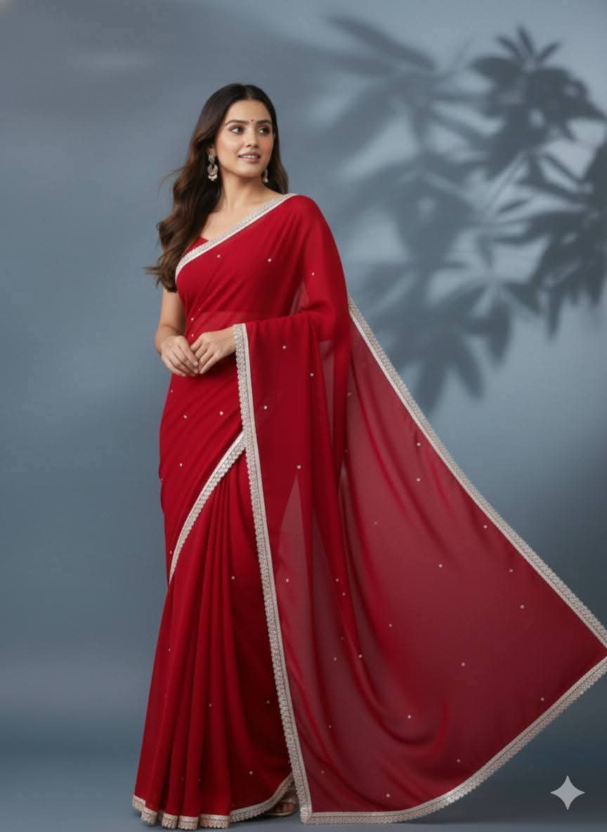 Georgette Sharee with Blouse_img_4