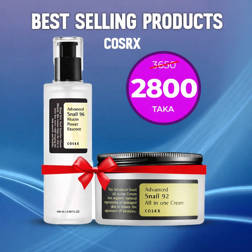 COSRX Combo: Snail 92 All in One & Snail 96 mucin power essence