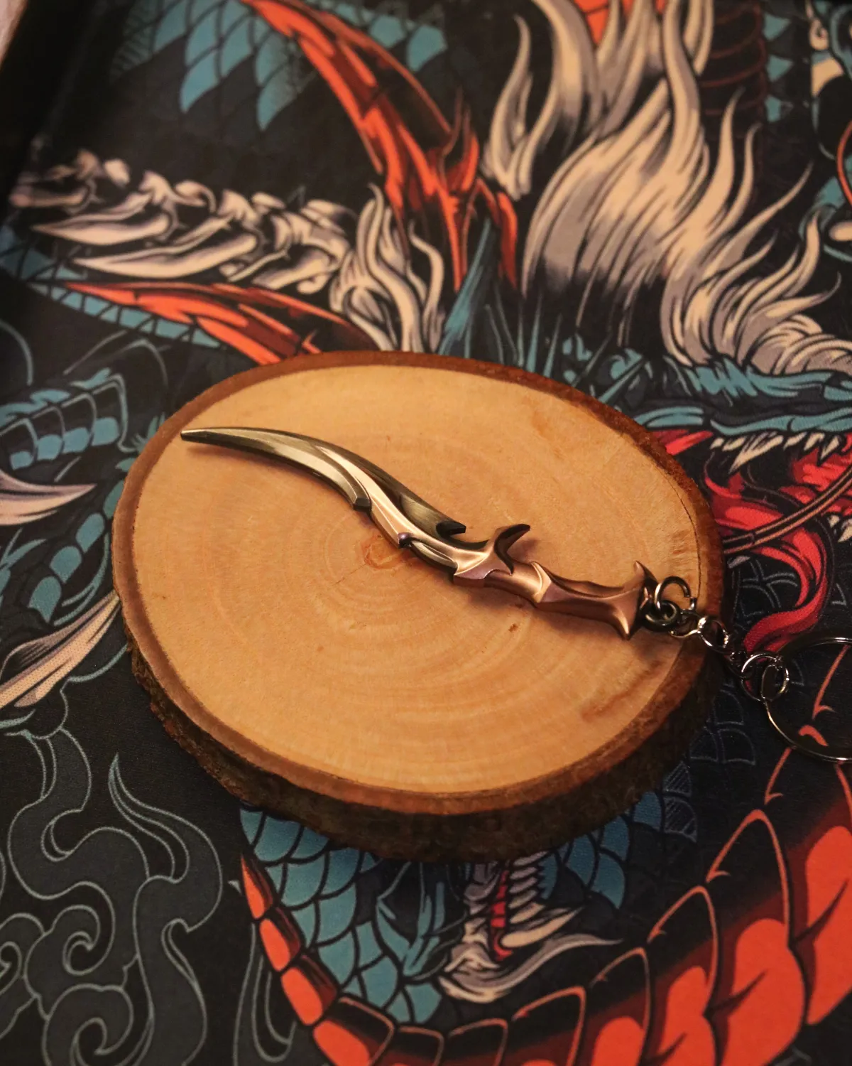 𝗠𝗘𝗧𝗔𝗟 Forsaken Ritual Blade Keychain - Image 1