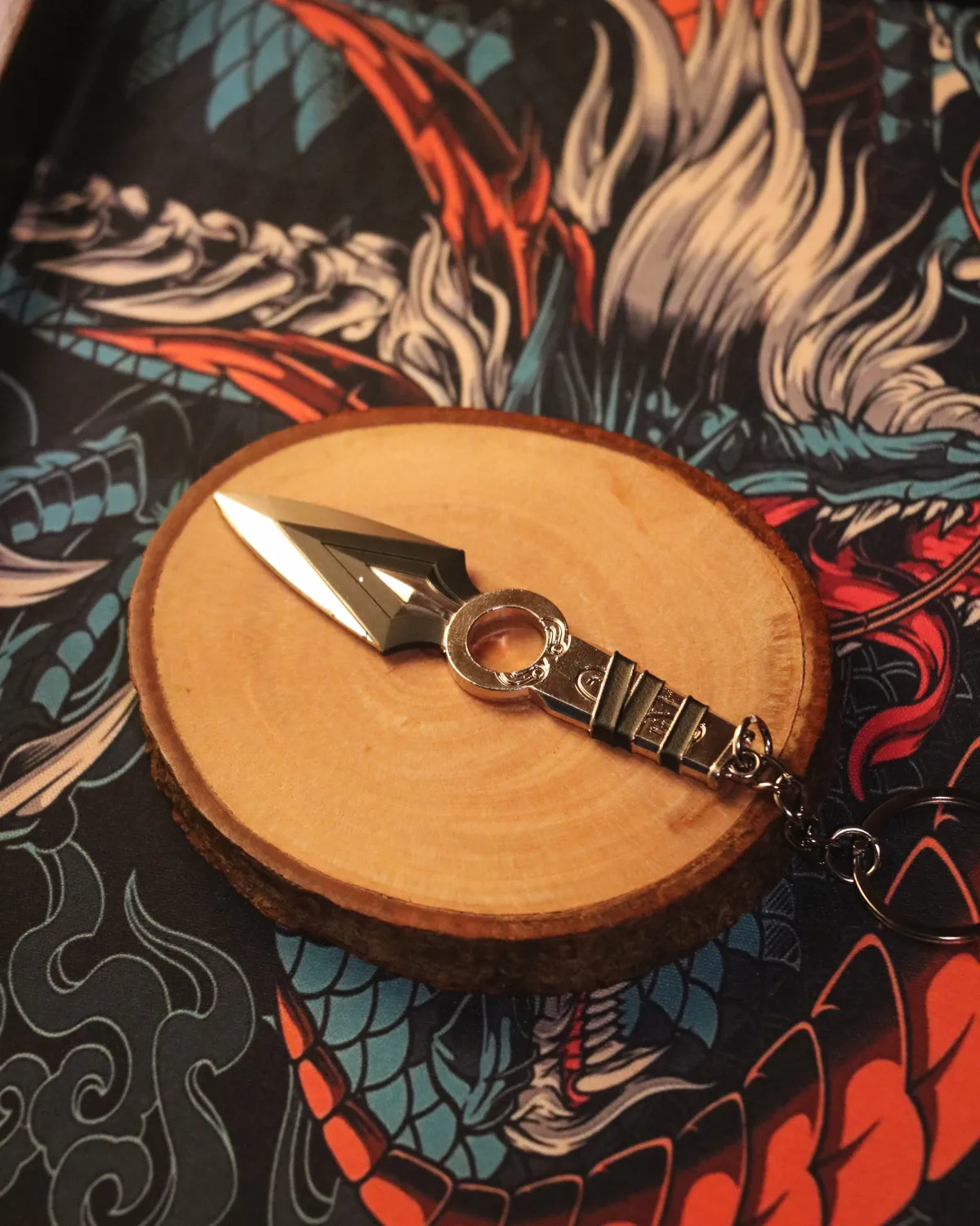 𝗠𝗘𝗧𝗔𝗟 Jett Kunai Keychain - Image 1