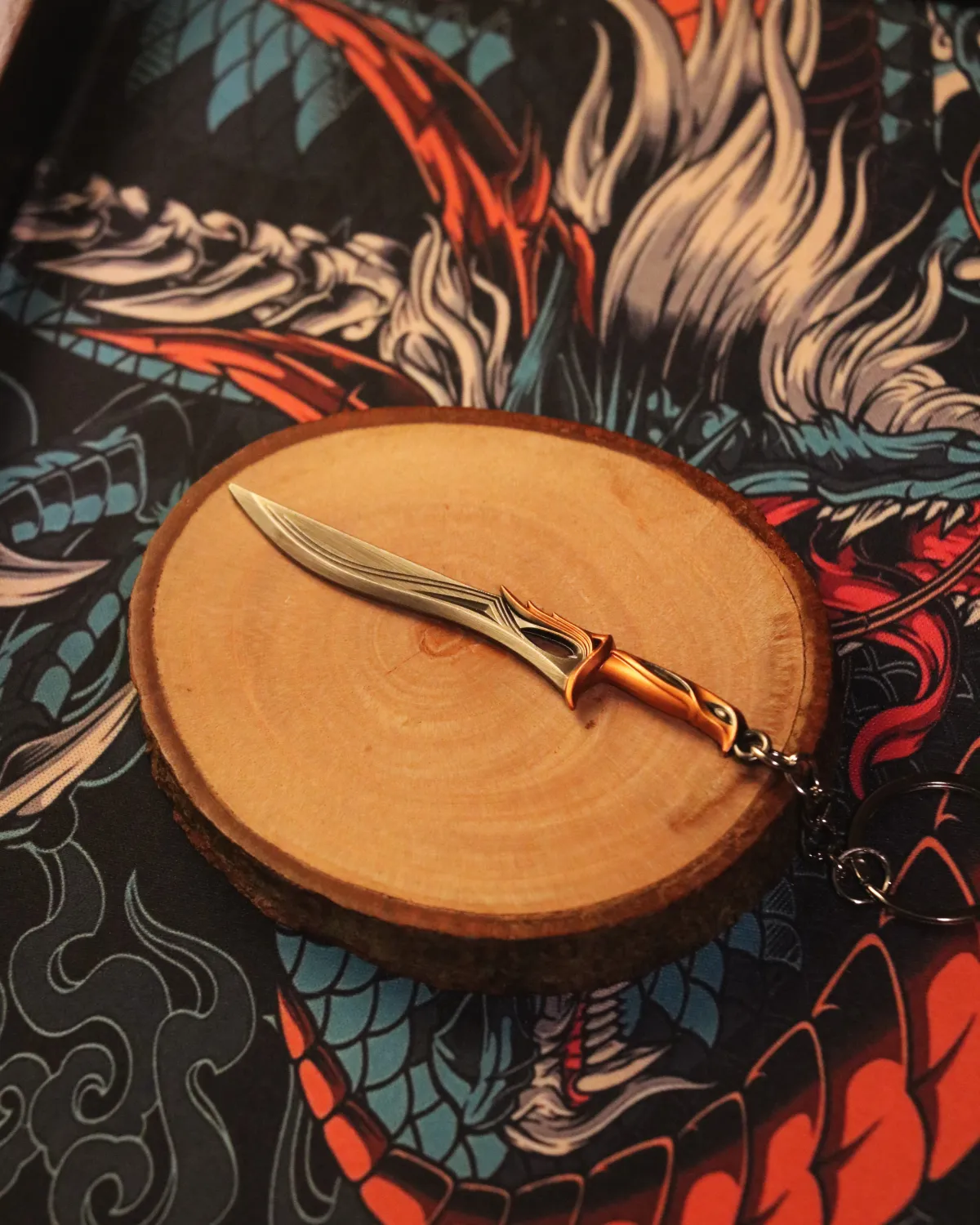 𝗠𝗘𝗧𝗔𝗟 Sovereign Sword Keychain - Image 1