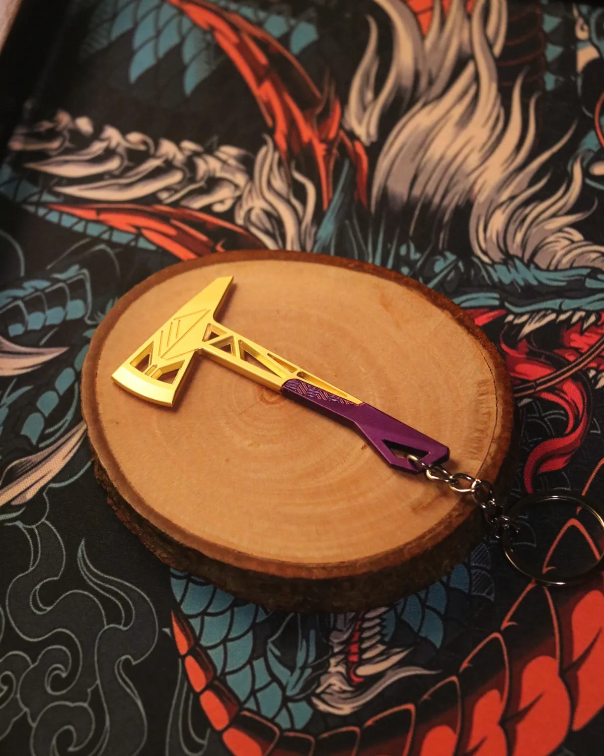 𝗠𝗘𝗧𝗔𝗟 Prime Axe Keychain - Image 1