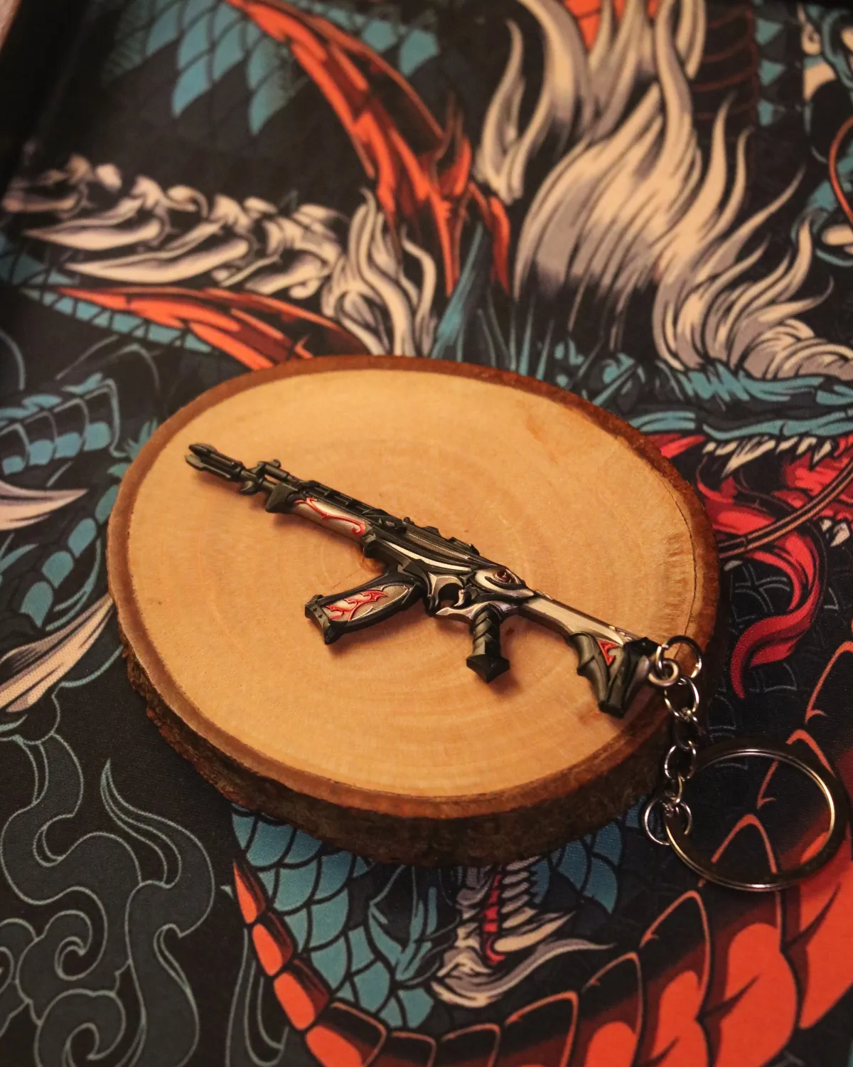 𝗠𝗘𝗧𝗔𝗟 Black Reaver Vandal Keychain - Image 1