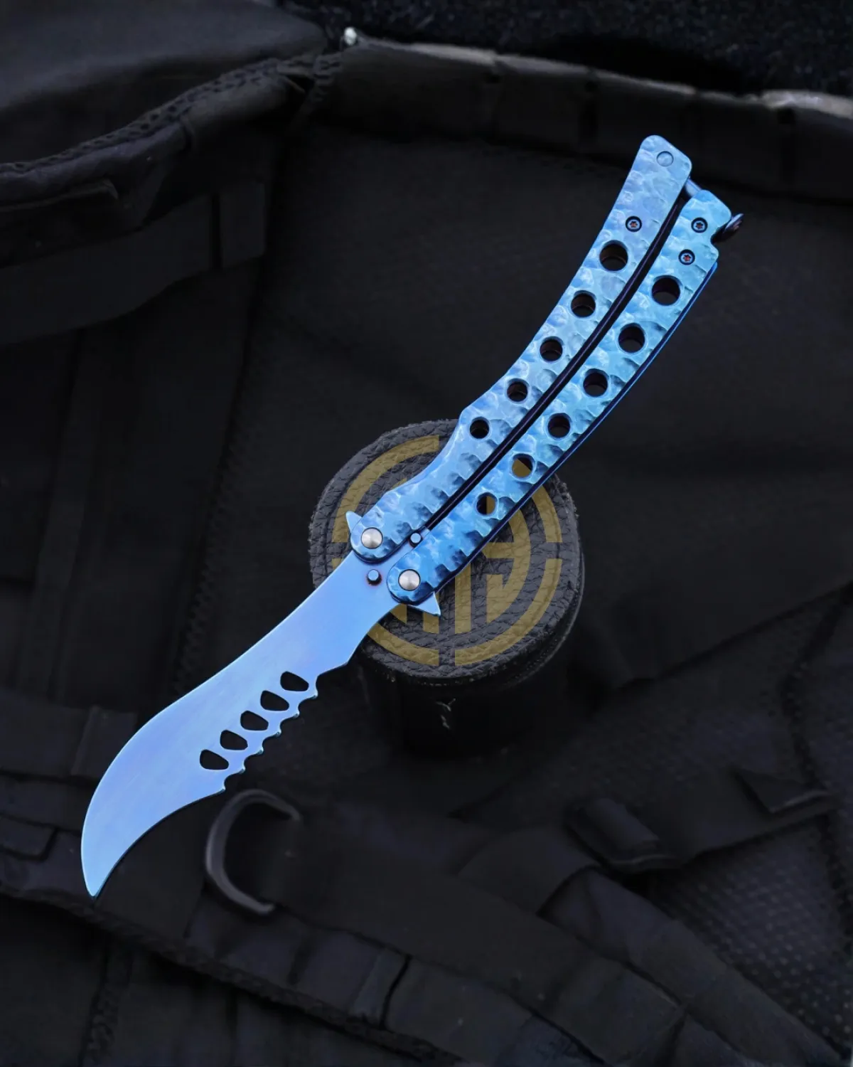 Thunder Butterfly Knife ( CarbonSteel ) - Image 1