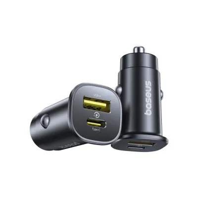 Baseus Car Charger GoTrip Series Dual Output 30W | Type-C PD & USB-A_img_0