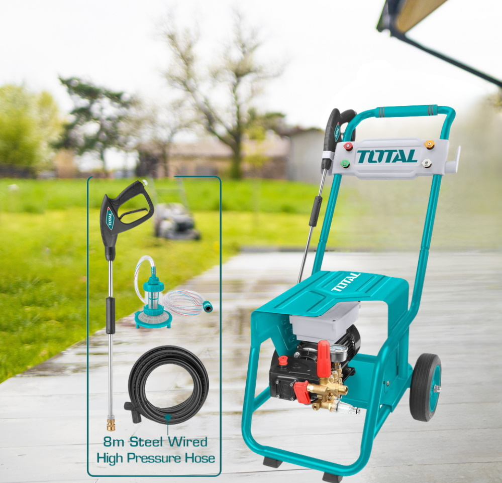 TOTAL TGT11176 High Pressure Washer | 2400W | 100 Bar | 10.0 L/min | Copper Wire Induction Motor | Commercial use | Model: TGT11176_img_3