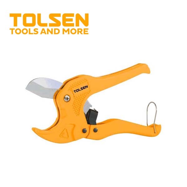 TOLSEN 33100 PVC Pipe Cutter | 3-42mm | 65Mn Blade | Automatic Open Function | Aluminium Die-Casting Body | Model: 33100_img_2