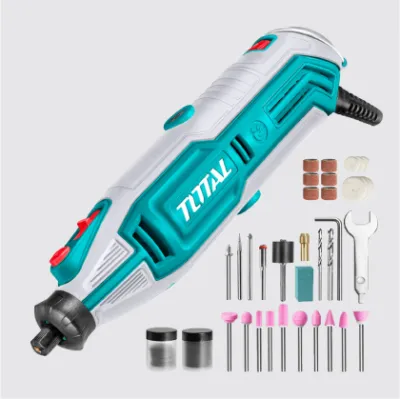TOTAL TG513326 Mini Grinder, 130W, Variable Speed (10,000-35,000 RPM) | 109 Accessories | Flexible Shaft | Carrying Case | Model: TG513326_img_2