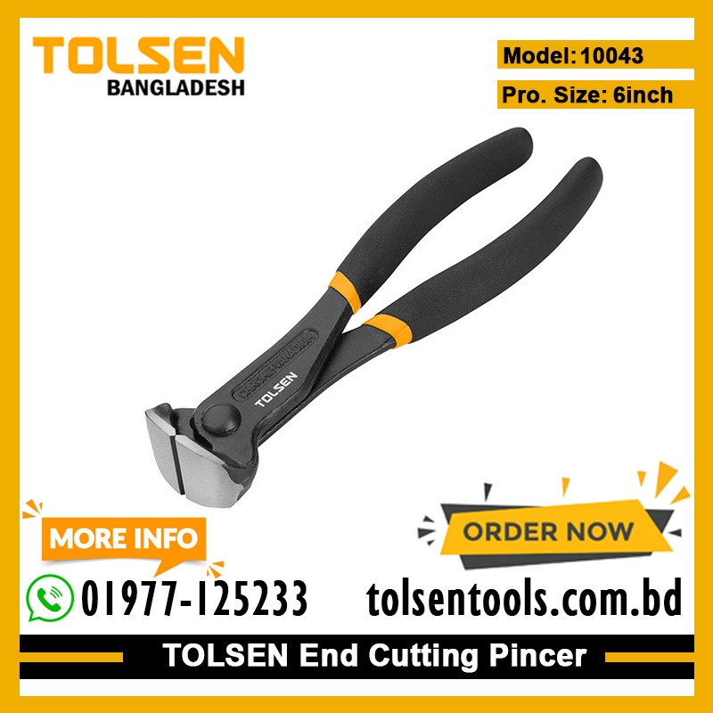 TOLSEN End Cuting Pincer ( 6" | 8" ) Model: 10043 | 10345